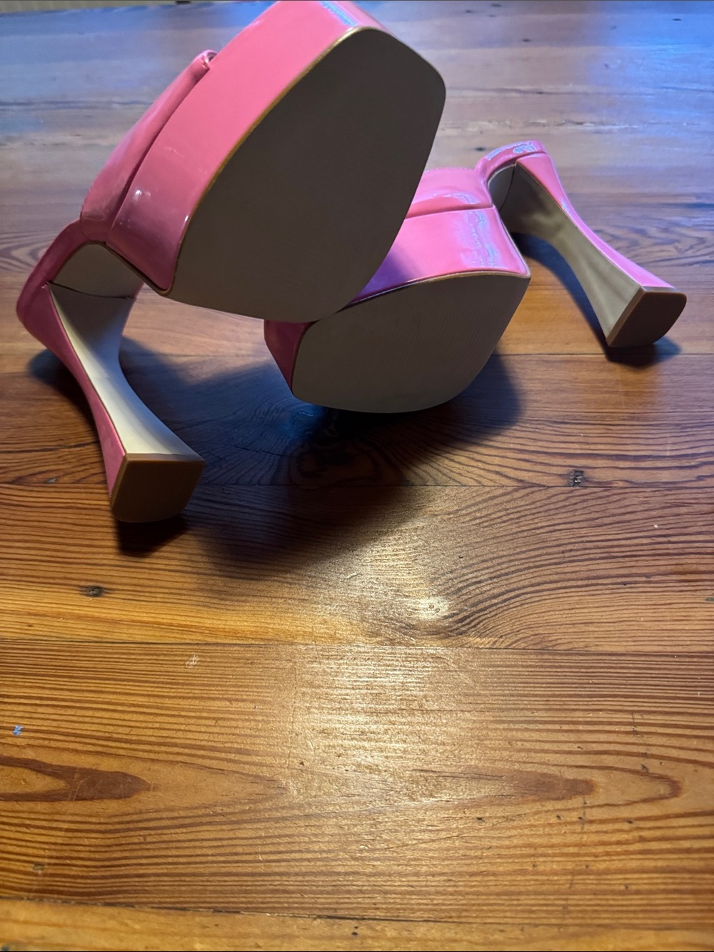 Pink Platform High Heel Sandals - Women's Fashion Heels 8